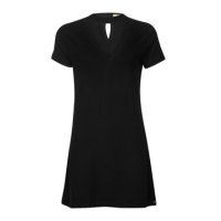 VESTIDO CHOKER MANGA CURTA DECOTE V