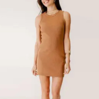 Vestido Curto Feminino Canelado Marisa-13059