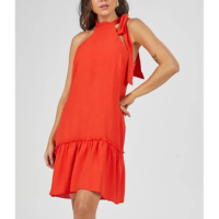 Vestido Curto PKS Frente Única Laranja-P - Laranja