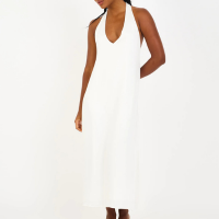 Vestido nuca aur off-white