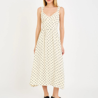 Vestido poá aya estampado