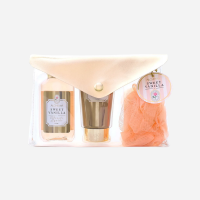 Kit Necessaire Envelope Mães com Sabonete Liquido Hidratante e Esponja de B