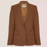 Blazer Dudalina Duda Ou26 Marrom Feminino