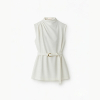 Blusa Alongada com Cinto