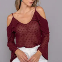 Blusa Flavia Cigana Manga Longa Dotti