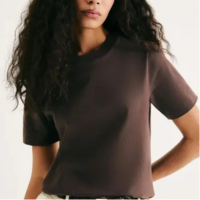 Blusa Manga Curta Hering Super Cotton Feminina 4H1V