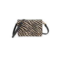 Bolsa Pequena Tramado Animal Print Zebra Transversal