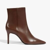 Bota Mikki Casual Couro Marrom