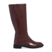 Bota Couro Confort Montaria Marrom Dark