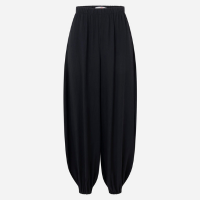 Calça Aladim em Viscose com Cós Elástico Preto