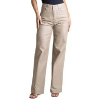 Calça Resinada Sawary Wide Leg -282687 - bege 44