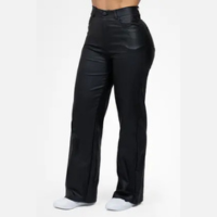 Calça Wide Resinada Feminina - Giulietta