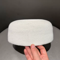 Chapéu Retrô Estilo Pillbox 2026, Boina de Palha, Chapéu Fedora, Chapéu de