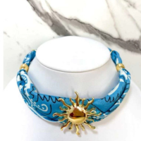 Colar Bandana Feminino Moda Praia Sol Varias Cores