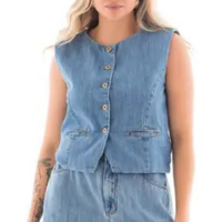 Colete Jeans Feminino Arauto Premium Denim - Arauto Jeans