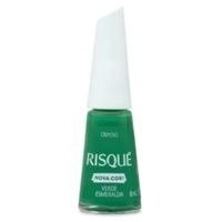 Esmalte Risqué Verde Esmeralda Cremoso 8ml