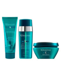 Kérastase Résistance Therapiste Kit - Shampoo + Leave-In + Máscara Kit