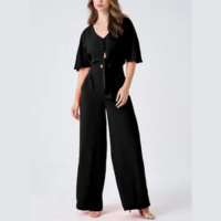 Macacão Longo PKS com Amarração Preto