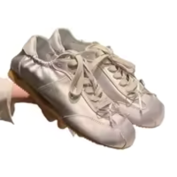 Mulheres cetim sapatos de lazer mulher macio antiderrapante inferior confor