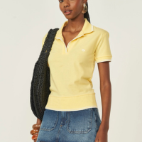 Polo Manga Curta Feminina
