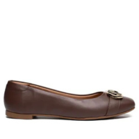 Sapatilha Feminina Beira Rio Napa Turim Marrom/Dourado