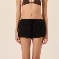 Short Gia Tricoline Preto