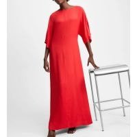 Vestido Reto Manga Ampla