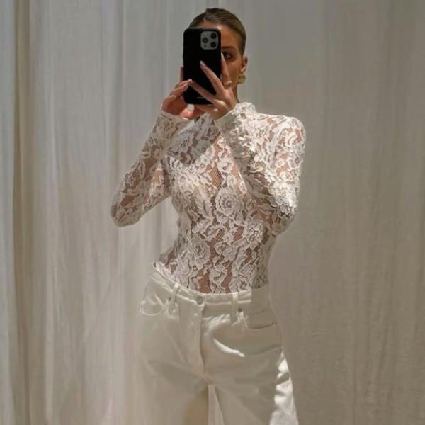 Looks com body de renda estilosos para copiar
