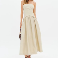 Vestido Super Midi Sem Mangas