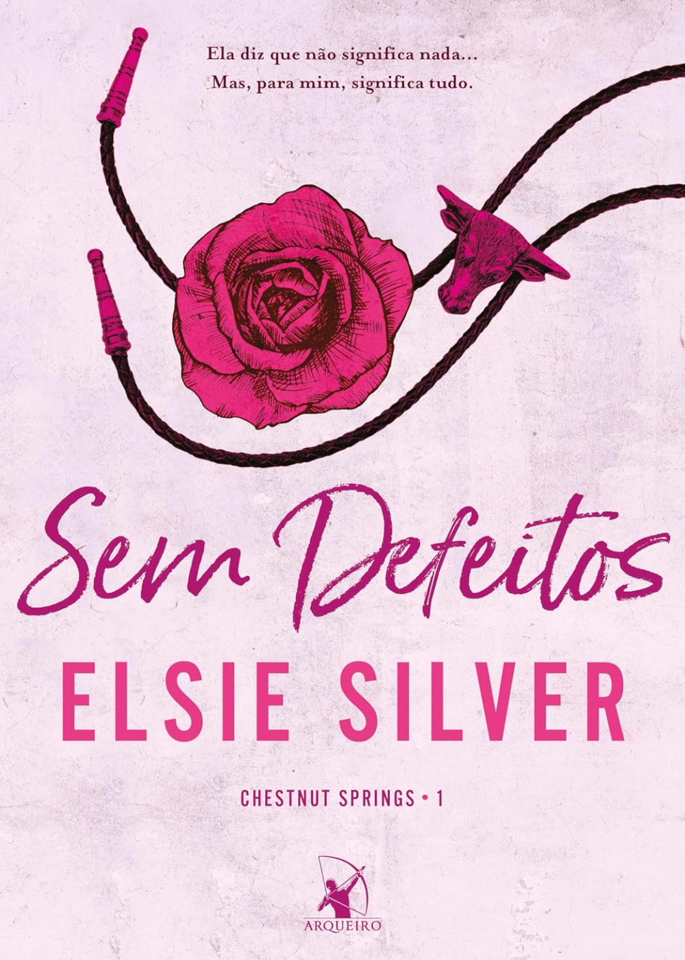 Capa rosa com rosa e laço country, clima romântico; livros que vão virar adaptações para a televisão.