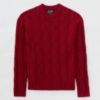 Suéter Cableknit - Vermelho