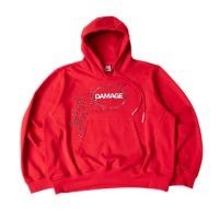 Moletom com Capuz vermelho