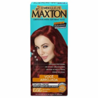 Tinta de Cabelo Embelleze Maxton Creme 6.66 Vermelho Cereja