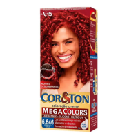 Tinta de Cabelo Permanente Cor&Ton Niely - 6.646 Vermelho Cereja