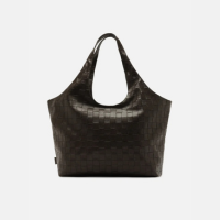 Bolsa Hobo Marrom Grande Tressê