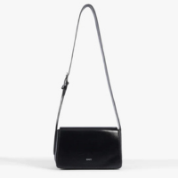 Bolsa Tiracolo Yuna Couro Preta