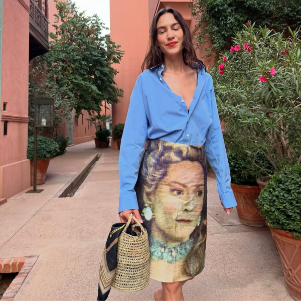 Saia-retrato: a nova sensação entre as fashionistas