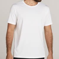 Camiseta branca gola C