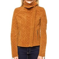 Jaqueta camurça suede